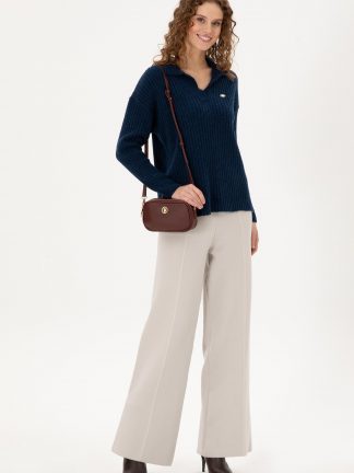 شلوارک زنانه طوسی یو اس پولو