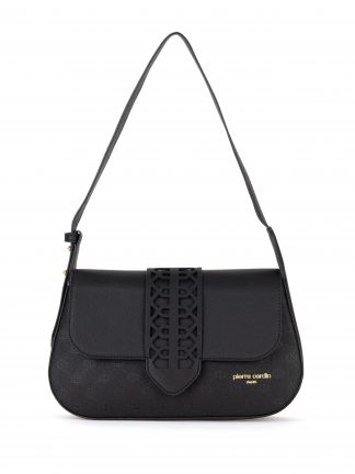 کیف دوشی زنانه مشکی پیرکاردین