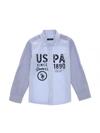 پیراهن پسرانه سرمه ای یو اس پولو