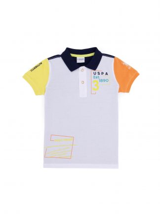 پولوشرت پسرانه سفید یو اس پولو