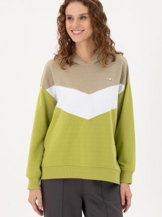 هودی زنانه پسته یو اس پولو