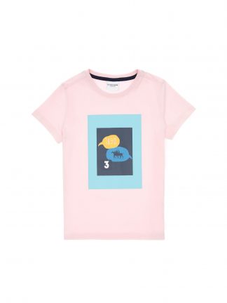 تی شرت پسرانه صورتی روشن یو اس پولو