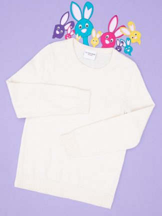 پلیور دخترانه کرم یو اس پولو