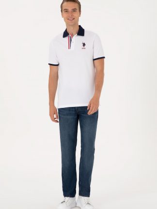 شلوار جین بگی مردانه سبز یو اس پولو