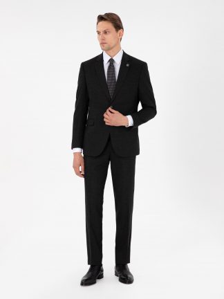 کت و شلوار مردانه خاکستری تیره پیرکاردین