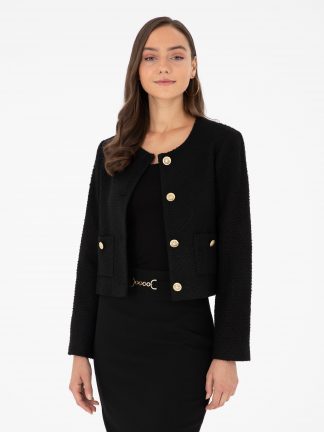 کت زنانه مشکی پیرکاردین