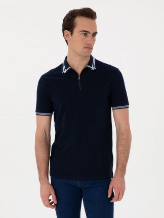 پولوشرت مردانه سرمه ای پیرکاردین