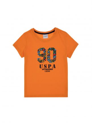تی شرت پسرانه نارنجی یو اس پولو