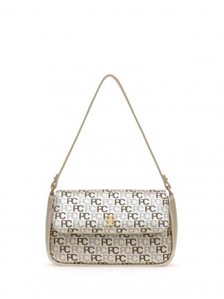 کیف دوشی زنانه طلایی پیرکاردین