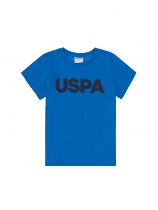 تی شرت پسرانه آبی کوبالت یو اس پولو