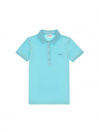پولوشرت دخترانه آبی فیروزه ای یو اس پولو