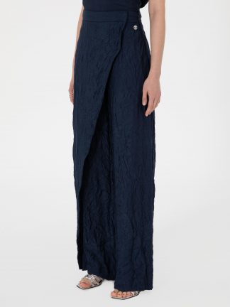 شلوار پارچه ای زنانه سرمه ای پیرکاردین