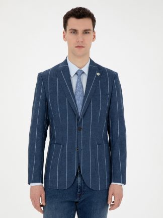 کت مردانه سرمه ای پیرکاردین