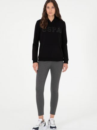 شلوار راحتی زنانه خاکستری تیره یو اس پولو