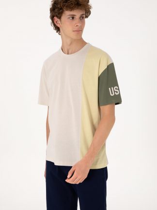 تی شرت مردانه طوسی یو اس پولو