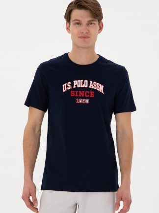 تی شرت مردانه سرمه ای یو اس پولو