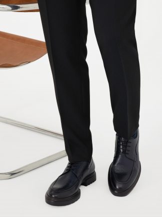 کفش روزمره مردانه سرمه ای پیرکاردین