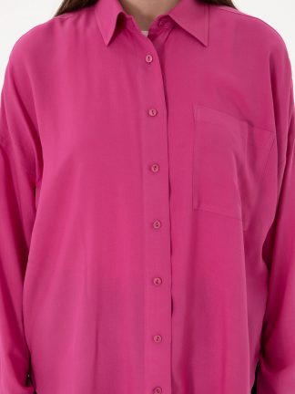 شومیز زنانه صورتی روشن پیرکاردین