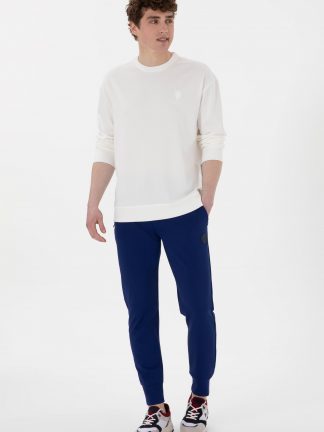 شلوار راحتی مردانه آبی لاجوردی روشن یو اس پولو