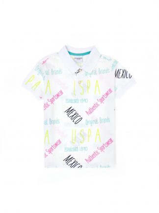 پولوشرت پسرانه سفید یو اس پولو