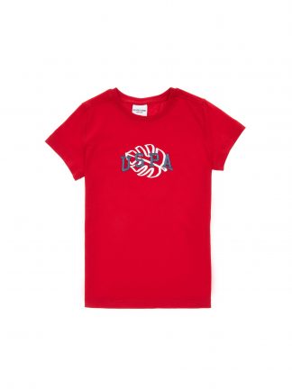 تی شرت پسرانه قرمز یو اس پولو