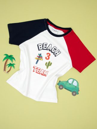 تی شرت پسرانه سفید یو اس پولو