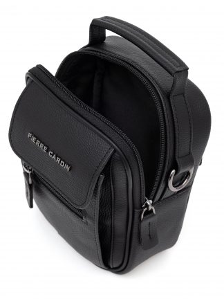 کیف مسنجر مردانه مشکی پیرکاردین