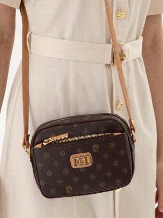 کیف دوشی زنانه قهوه ای پیرکاردین