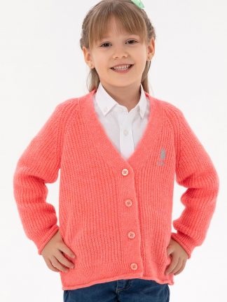 ژاکت دخترانه گل انار یو اس پولو