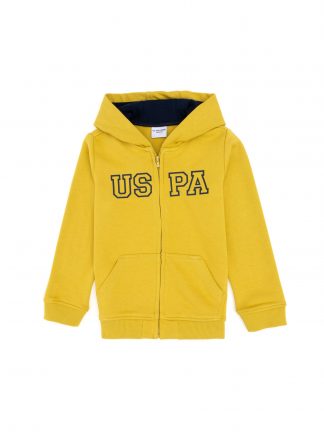 هودی پسرانه زرد تیره یو اس پولو