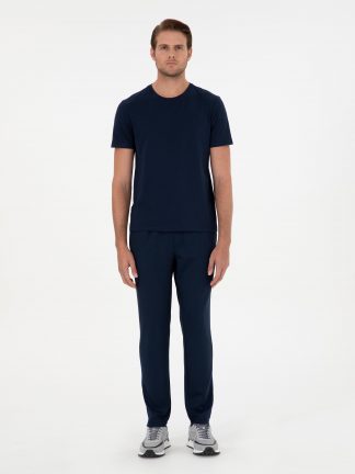 شلوار راحتی مردانه سرمه ای پیرکاردین