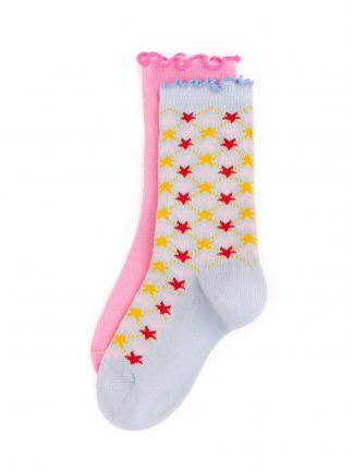 جوراب دخترانه آبی روشن یو اس پولو