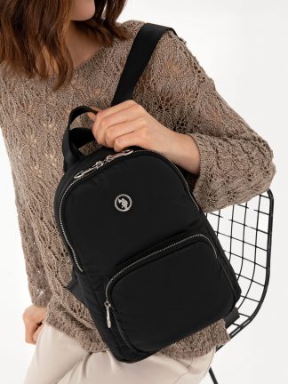 کوله پشتی زنانه مشکی یو اس پولو