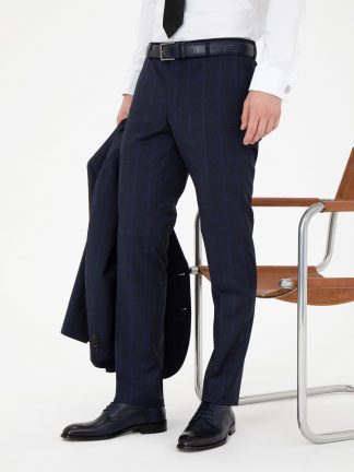 کفش رسمی مردانه سرمه ای پیرکاردین