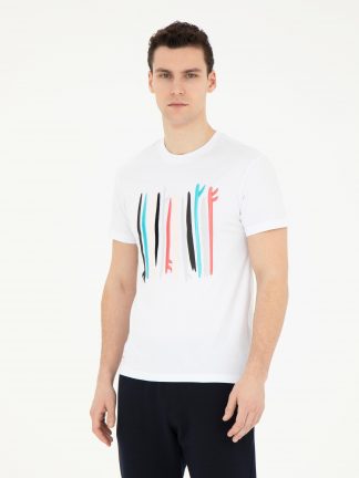 تی شرت مردانه سفید پیرکاردین