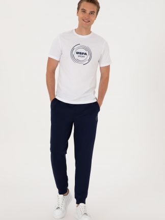 شلوار راحتی مردانه سرمه ای یو اس پولو