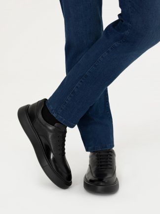 کفش روزمره مردانه مشکی پیرکاردین