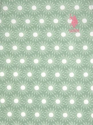 پیراهن دخترانه آبی فیروزه ای یو اس پولو