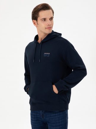 هودی مردانه سرمه ای یو اس پولو