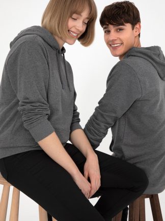 هودی مردانه خاکستری تیره یو اس پولو