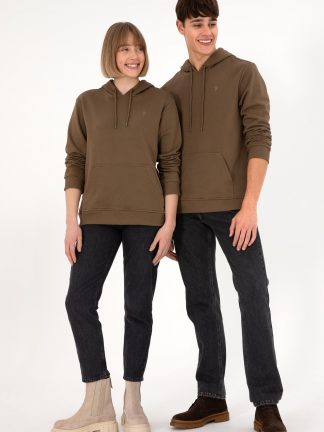 هودی مردانه خاکی روشن یو اس پولو