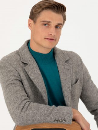 پالتو مردانه خاکستری کاشارل