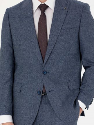 کت و شلوار مردانه سرمه ای کاشارل