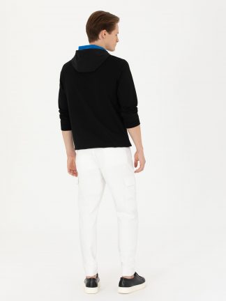 شلوار راحتی مردانه سفید کاشارل