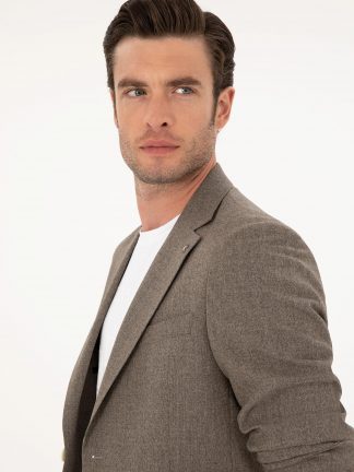 کت و شلوار مردانه قهوه ای کاشارل