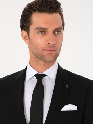 کت و شلوار مردانه مشکی کاشارل