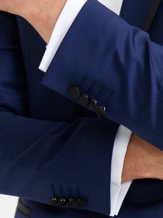 کت و شلوار مردانه نیلی کاشارل