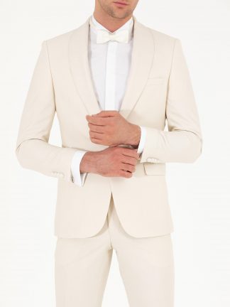 کت و شلوار مردانه بژ کاشارل