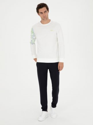 سویشرت مردانه سفید کاشارل