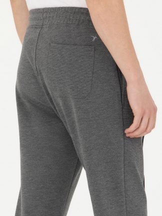 شلوار راحتی مردانه خاکی ملانژ کاشارل